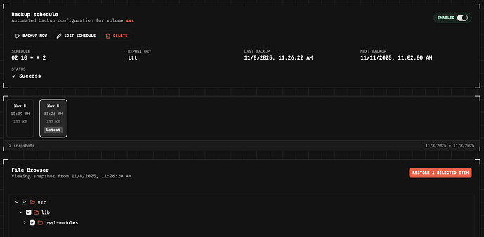 restoring